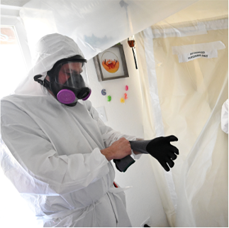 Asbestos survey work