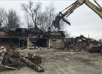 Demolition site abatement
