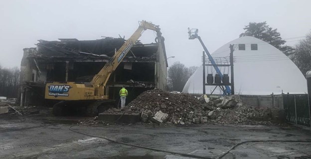 Completed abatement site