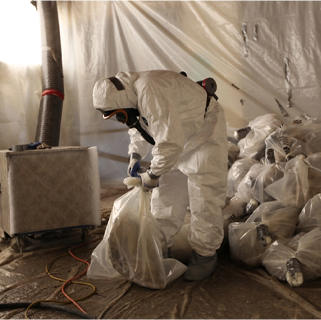 On-site air monitoring
